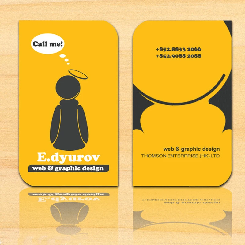 사용자 정의 명함 감사 카드 귀하의 콘텐츠 양면 풀 컬러 인쇄 선물 장식 카드 맞춤 로고 이름 브랜드