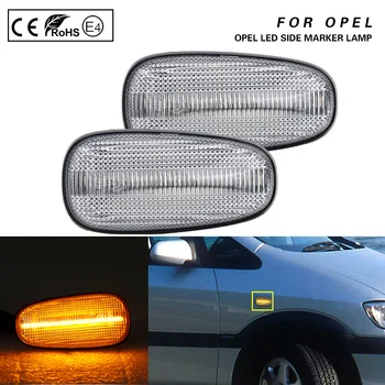 

2X LED side marker light Turn Signal lamp clear for Opel ASTRA G MK4 ZAFIRA A MK1 FRONTIERA B Cadillac STS Chevrolet Corvette C6