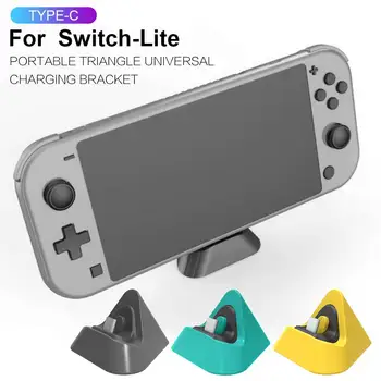 

Portable Triangle Universal Gaming Machine Charging Base Bracket Charger for NS Switch Lite Holder Phone Stand