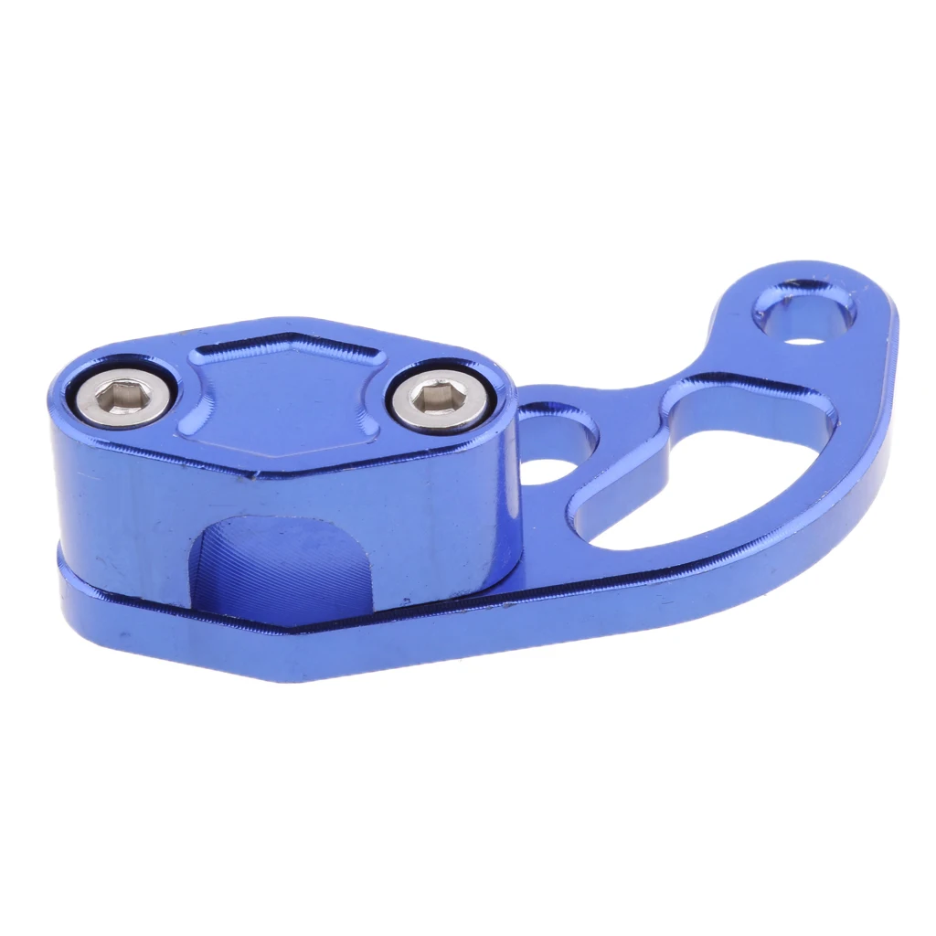 CNC Aluminum Clutch Cable Holder Clamp with Mounting Screw for Honda CB650F 2017-2018, Blue+Black
