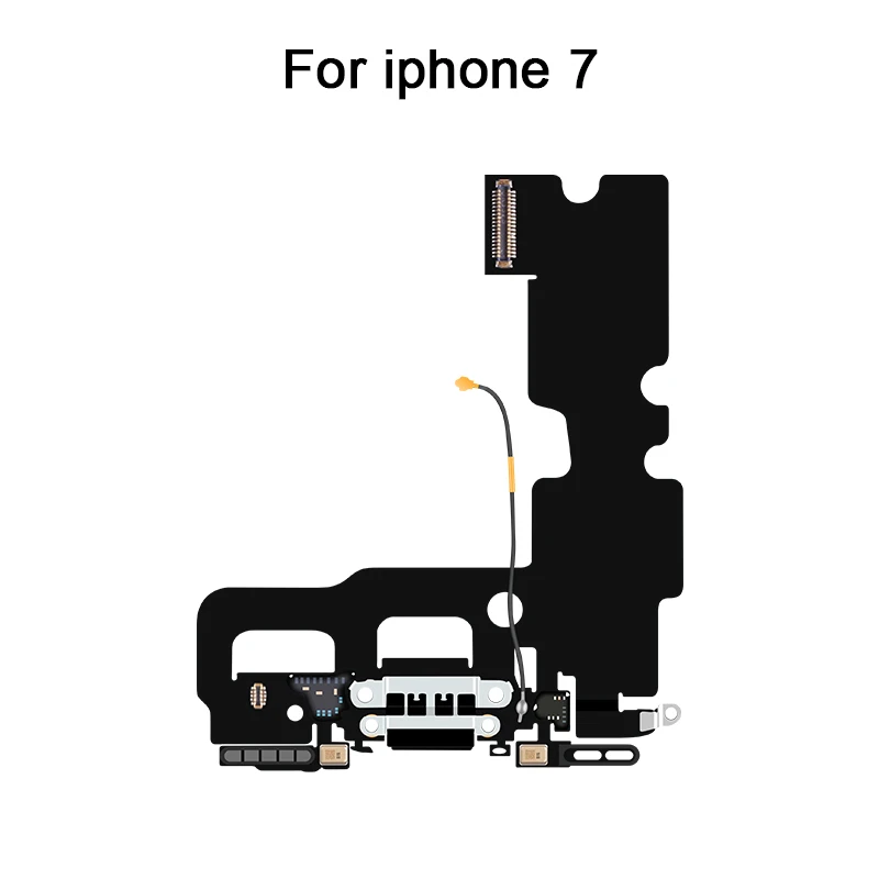 Высокое качество зарядный порт док-станция USB разъем гибкий для iPhone 5 5S 6 6s 7 8 Plus наушники аудио разъем микрофон гибкий кабель