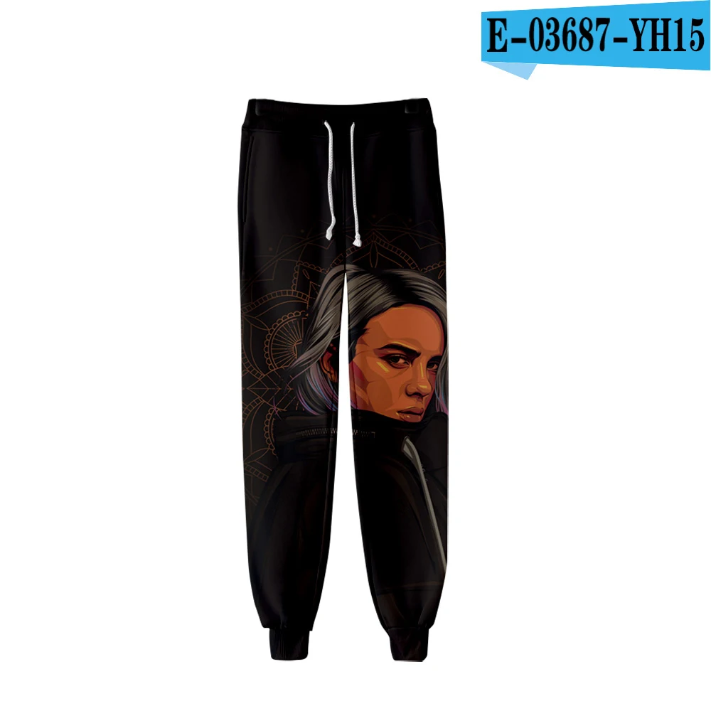 Billie EIlish, 3D обтягивающие штаны, женские спортивные штаны для бега, 3D принт Billie EIlish, женские/мужские повседневные обтягивающие штаны, модные штаны - Цвет: 3D