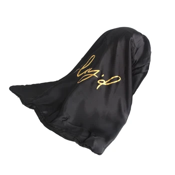 

Custom brand logo name Human Virgin hair extended size bonnets, long Virgin premium hair protect bonnet, big size long bonnets