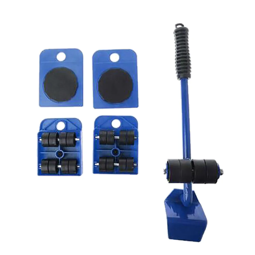 

5 In 1 Moving Heavy Object Handling Tool Original Furniture Convenient Tool Labor Saving Crowbar Hand Tool Set