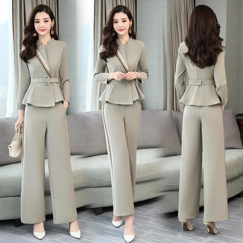 

Versatile Elegant Casual Long-sleeve Suit/Suit Skirt 2019 Spring Trend Simple Cool Slimming Slim Fit