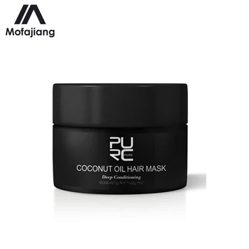 

50ml Coconut Oil Hair Mask Moisturizing Repair Damage Restore Soft Good All hair types Keratin Hair Scalp Treatment Hair Care