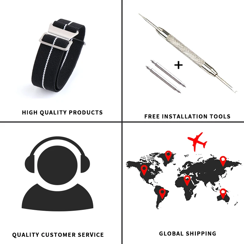 Günstig Nato G10 Sport Mann Stil Allgemeine Armband Nylon für Schwarz Bay für IWC Hamilton 20mm 21mm 22mm armee Mode Tools