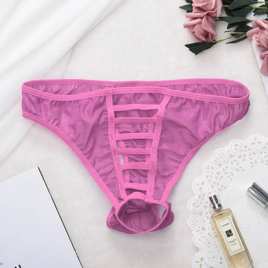 Lingerie Underwear Men Solid Fashion Sexy Full lace Strap Men's Underwear Men's Sexy Valentine's Day Gift трусы мужские