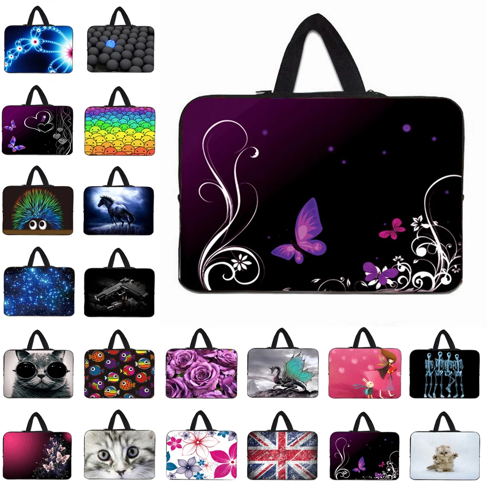 Funda Portatail Bolsas 15,6 13,3 Неопреновая ручка 10 12 13 14 15 17 дюймов Notbook сумка для ноутбука чехол для Xiaomi MiPad 4 Plus 10