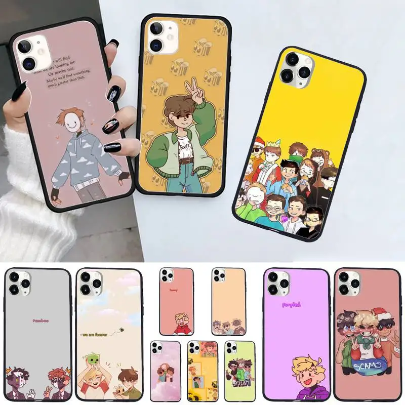 Чехол для телефона Dream Team Smp с аниме iPhone 11 12 pro XS MAX 8 7 6 6S Plus X 5S SE 2020 XR | Мобильные