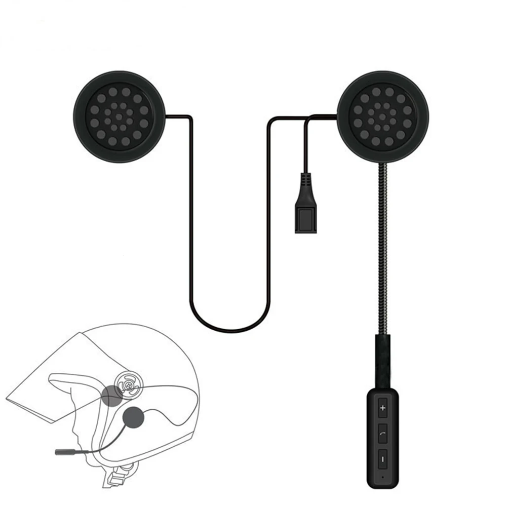 Моторный беспроводной шлем Bluetooth гарнитура для MP3 смартфона заряжаемый мотоциклетный шлем наушники Динамик Громкая связь