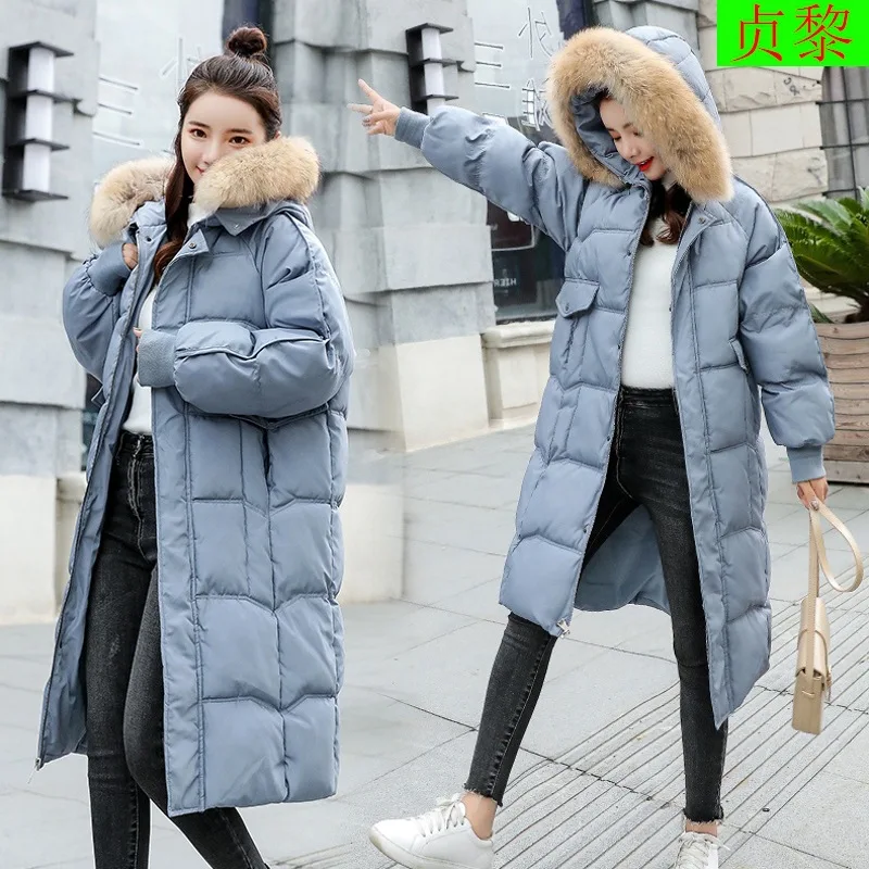 

Winter Mid-length Thick Cotton-padded Clothes 2018 New Style WOMEN'S Dress Korean-style Slim Fit Cotton Coat Dongdaemun Versatil