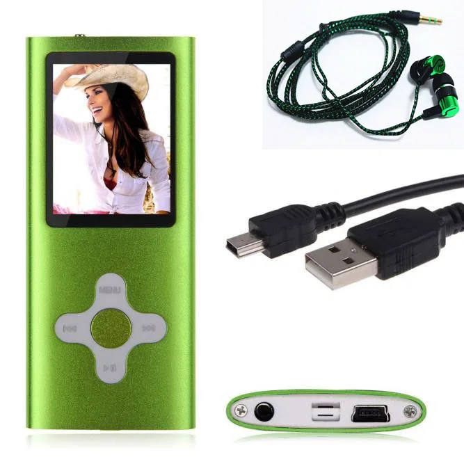 Серебристый Лидер продаж портативный MP4 плеер MP3 Цифровой 32 Гб Led видео SD lcd iPod музыка домашний фото спортивный инструмент HD с хорошей ценой - Цвет: Серебристый