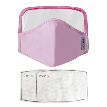 

Child Dustproof Outdoor Face Protective Face Mask With Eyes Shield + 2 Filters Breathable Masque Health Care Maska Mascarillas