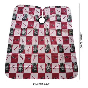 

Professional Barbers Shop Hair Cutting Styling Cape Adjustable Hairdressing Gown X7JA