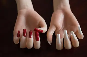 

Free Shipping!! New Arrival Sexy Silicone Hand Model Bendable Mannequin Hand Customized