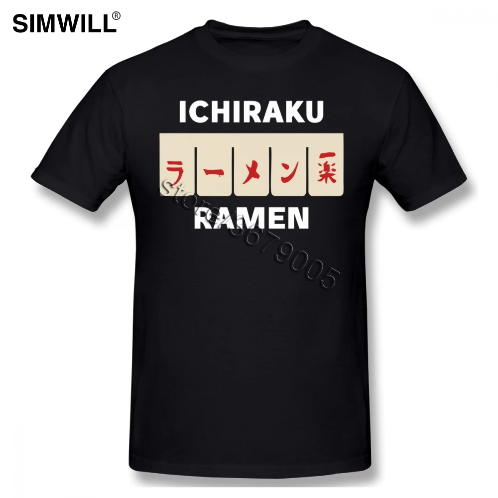 Мужской Творческий Рубашка с короткими рукавами Ichiraku Ramen Графические футболки