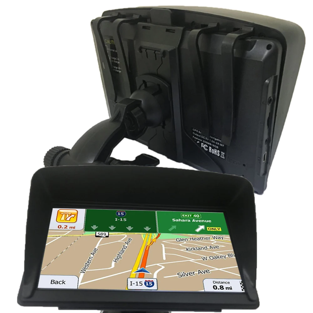 7" HD Car GPS Navigation and Multimedia Player