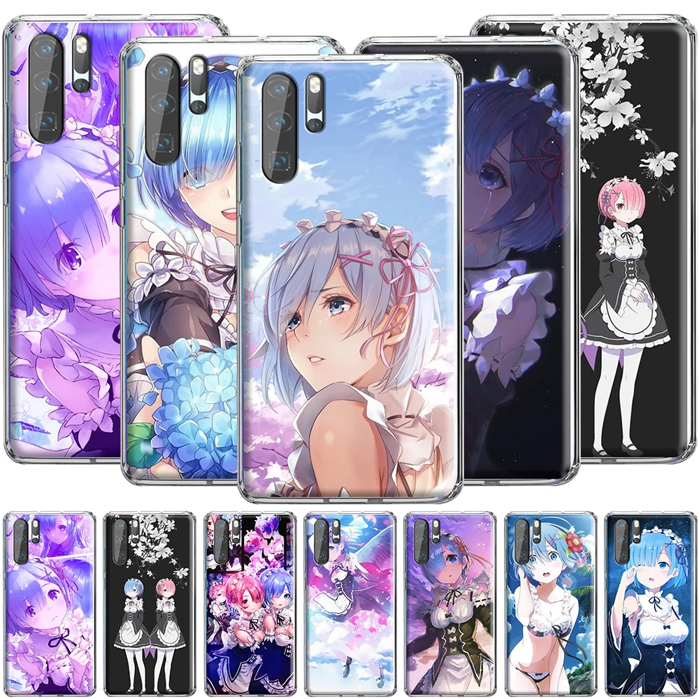 Anime Re Zero Rem Silicone Case for Huawei Mate 10 20 30 Lite Pro Nova 2 2i 3 3i 4 5i | Мобильные телефоны и аксессуары