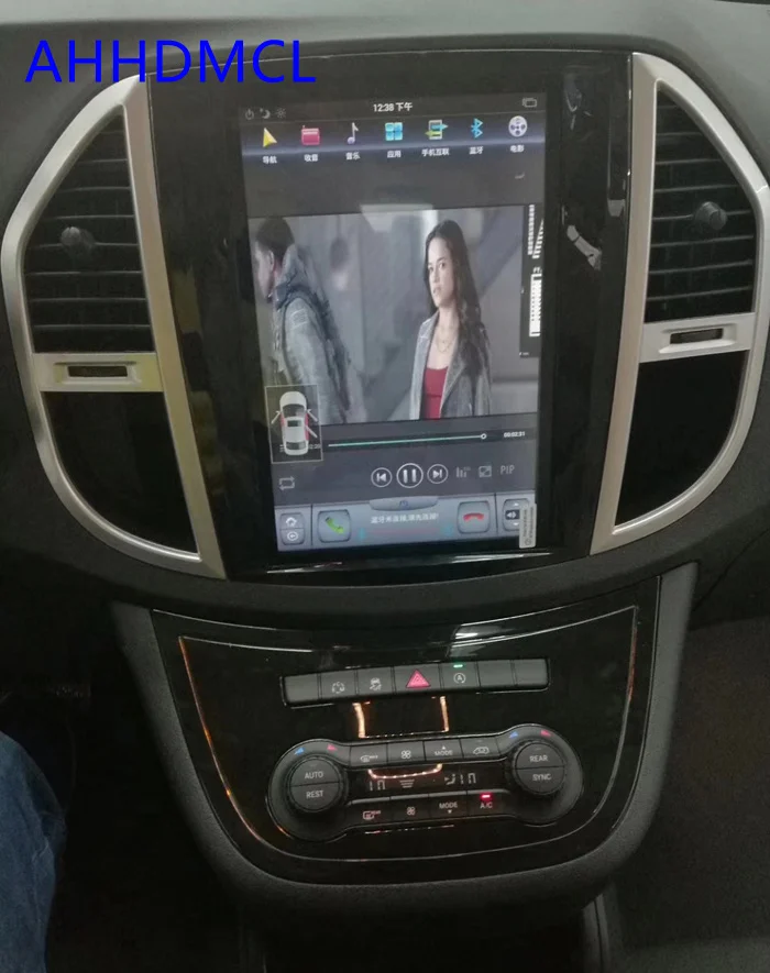 Мультимедийный плеер в стиле Тесла Android автомобильная стереосистема GPS