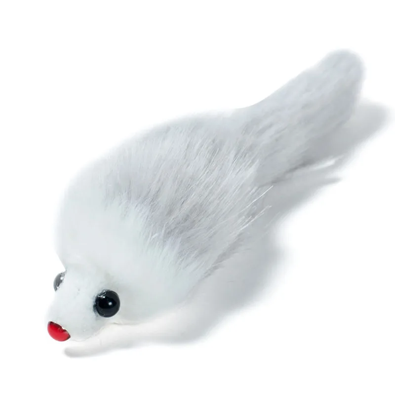 New pet cat plush big mouse vocal simulation toy cute cat plush chew toy fur toy cat cleaning teeth training tools