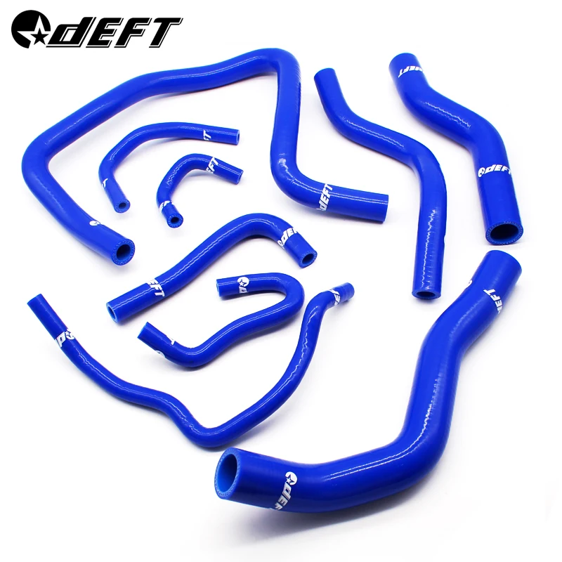 DEFT 9 шт. авто комплект силиконовых шлангов радиатора для fit GE6/GE8 L13/L15 2009 2010 2013