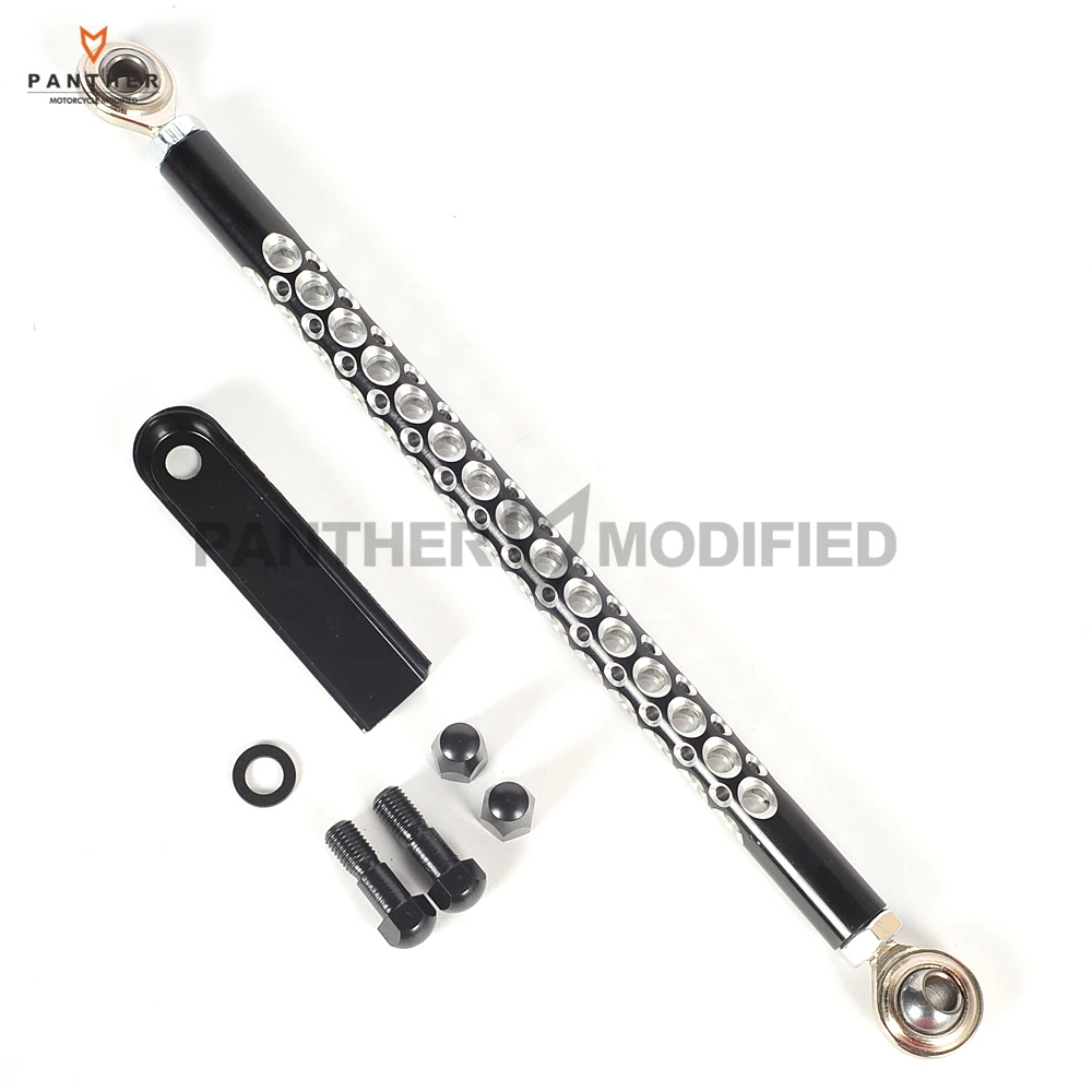 Black Cut Motorcycle Round Hole Gear Shift Linkage Case for Harley Softail Road King Electra Glide | Автомобили и мотоциклы