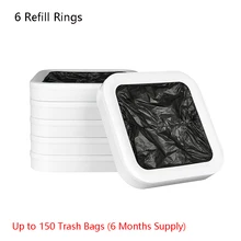 T1 tair inteligente lata de lixo substituição original sacos de lixo 6/12 recarga anéis embalagem automática e mudando sacos de xiaomi youpin