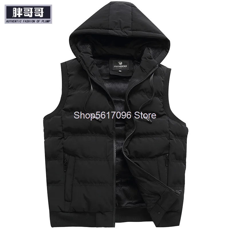 

Male Cotton Waistcoat Big Size Plus Fat Plus Horse Clip Fat Man Tide Loose Sleeveless Coat