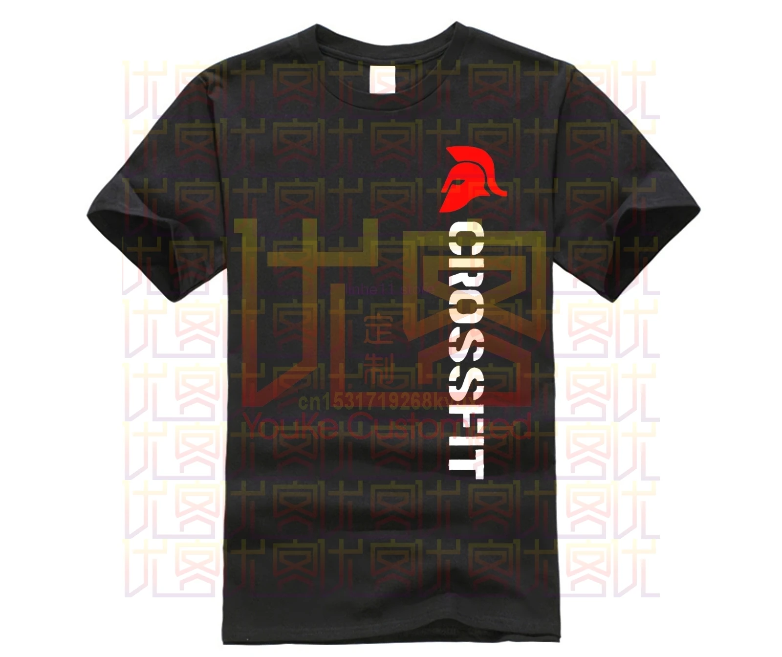 2020 горячая Распродажа летняя Стильная мужская футболка кроссфита спартанская