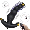 Vibrating dildo Waterproof  anal Butt Plug, 10 Mode Black Color Silicone Clitoris Stimulator Vibrator Female Anal Sex Toys 1