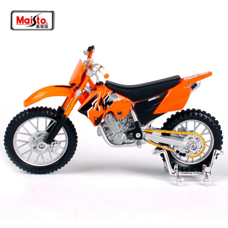 Maisto 1:18 KTM 525 SX оранжевая модель мотоцикла литье под давлением блестящая для