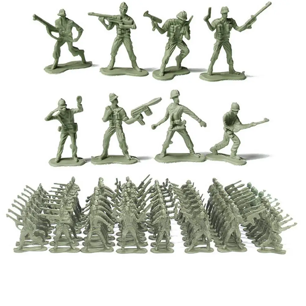 

Mini Gift Accessories Soldier Model Set Kit Men Kids Toy Figures Tanks Children Play Static With Map For Children