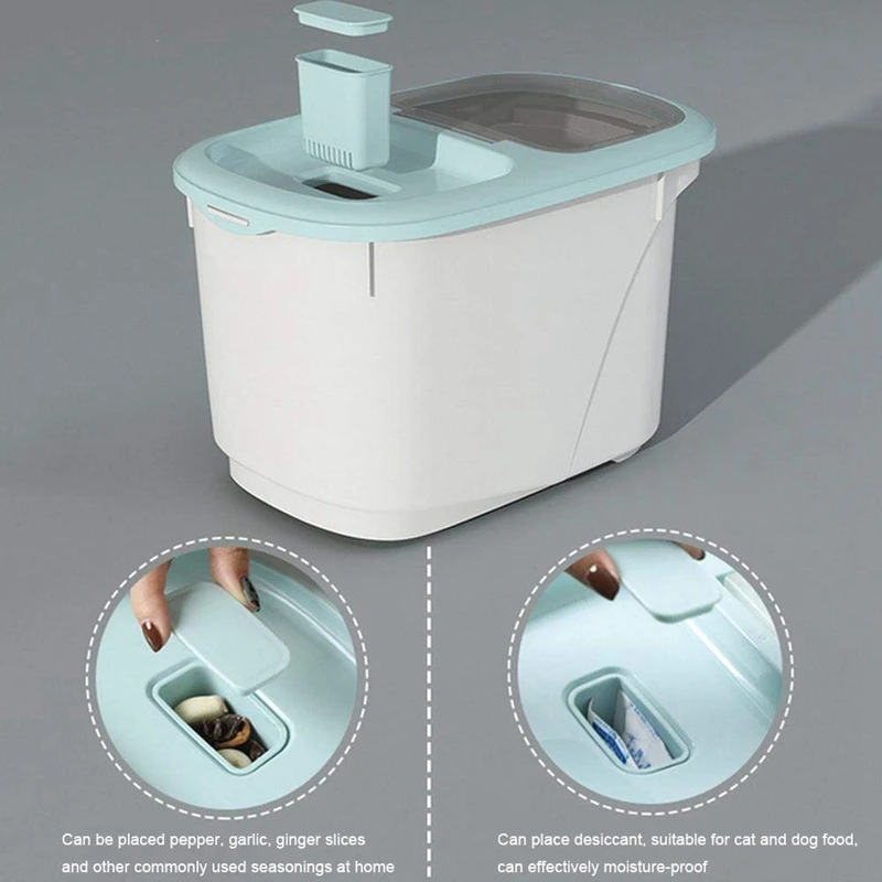 Контейнер для хранения риса 10 кг/22Lbs герметичная коробка с BPA бесплатно