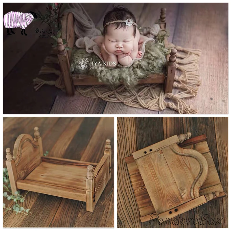 de madera para sesión de fotos de bebé, accesorios de fotografía recién nacido, cesta de madera, accesorios para sesión de fotos|Mantas de recién nacido| -