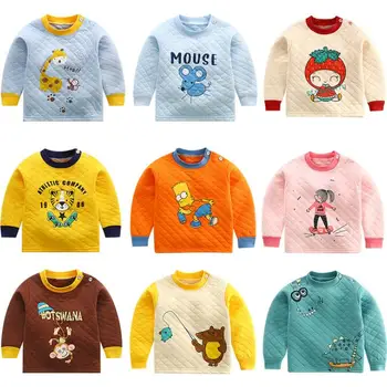 

Autumn Winter Kids Boy Clothes Long Sleeve T Shirts Cartoon Boys Sweatshirts outwear Baby Tees Top Children Clothing 2-10Y
