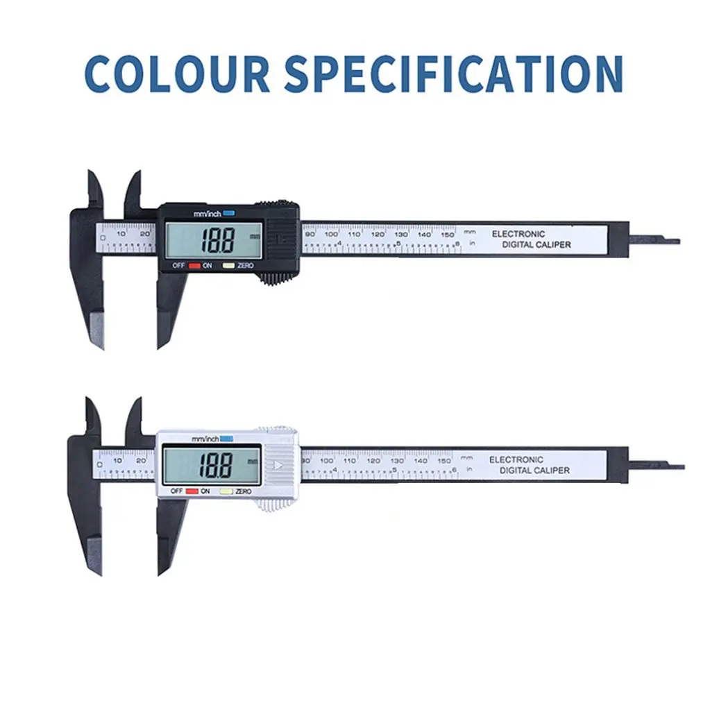 Digital Electronic Calipers with LCD Display 