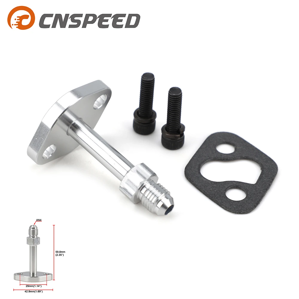 

Turbo Water Flange Adapter Kit 4AN / Single Port Fits For TOYOTA CT20 CT26
