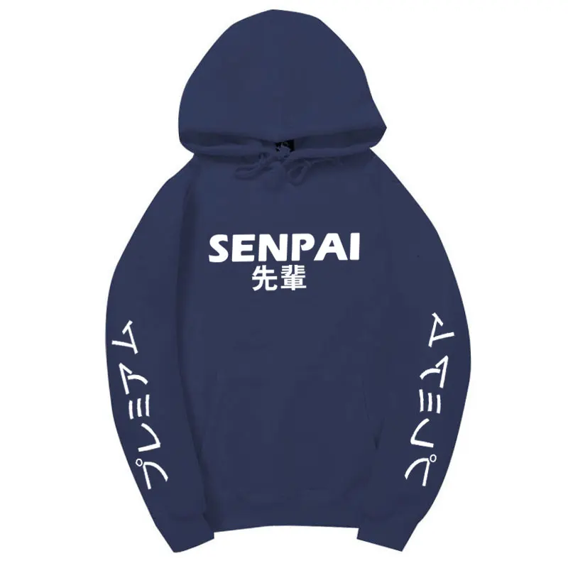 Японская уличная одежда SENPAI флисовые тренировочные штаны мужские и женские повседневные штаны SENPAI