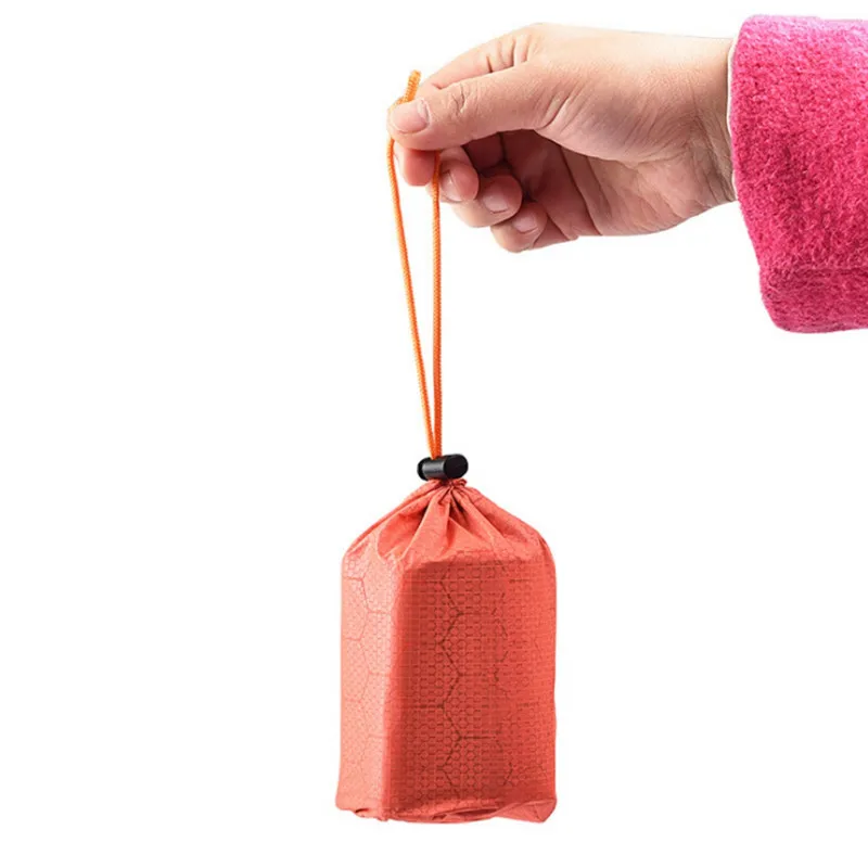 Открытый Кемпинг портативный и прочный мешок для хранения аварийный спальный мешок с кулиской мешок сжатый мешок