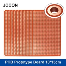 

10Pcs PCB Prototype Board 10x15 cm Circuit Protoboard Universal DIY Matrix Single Row Continuous Hole Soldering Plate
