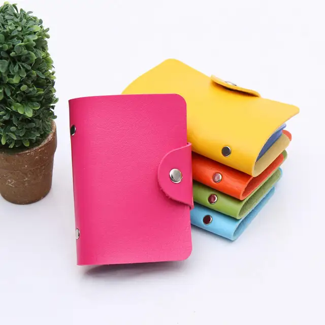 ID Credit Card Wallet Creative Retro Card Holder Cash Organizer Box Card Wallet Business Credit Package For Women визитница 7