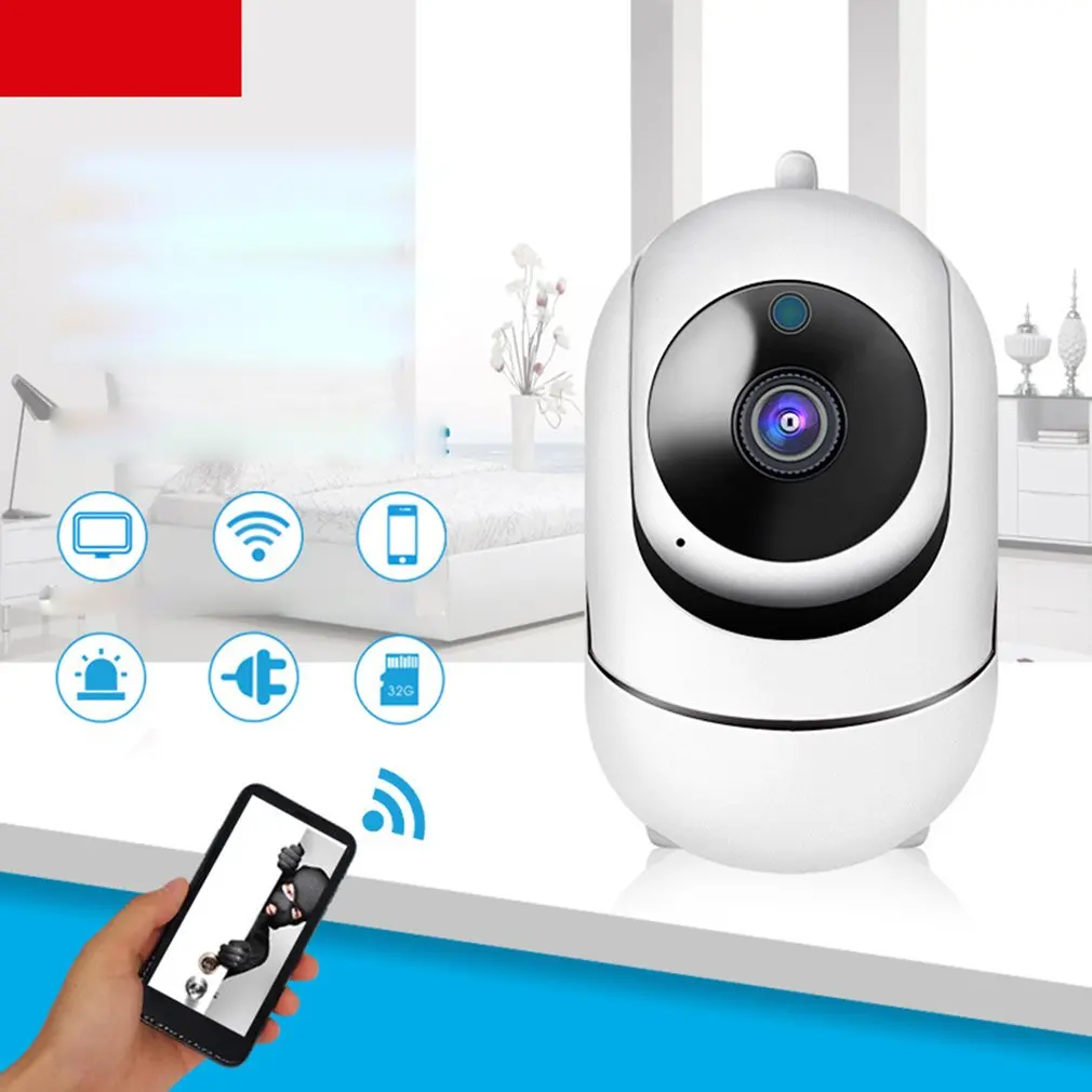 Облако IP Камера 720P с карта памяти 16Гб домашней безопасности Камеры Скрытого видеонаблюдения отслеживания сетевая камера с WiFi Беспроводной Cctv Камера