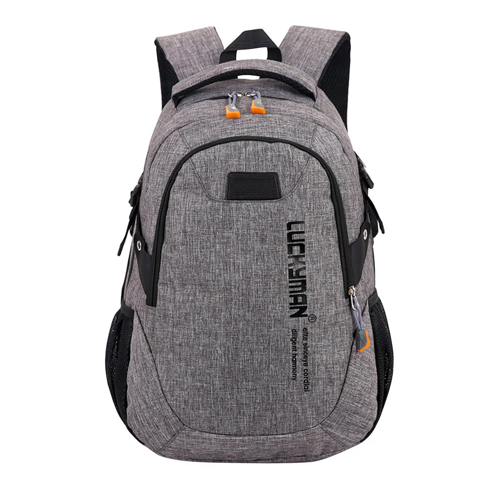 Mejor vendedor  Mochila impermeable informal de lona para ordenador portátil, bolso de Viaje Unisex de diseñador para estudiante, Oct 09 jlOl0g3Dl