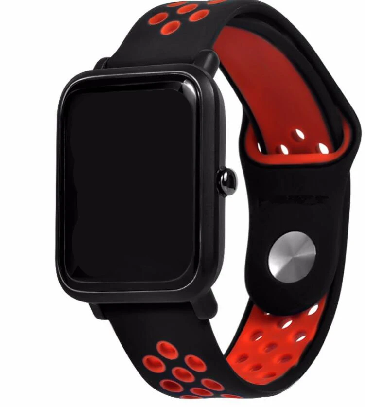 Ремешок для часов для samsung Galaxy Watch 42 мм активный двухцветный 20 мм для Huami Amazfit метр Молодежная версия Bip браслет Suunto