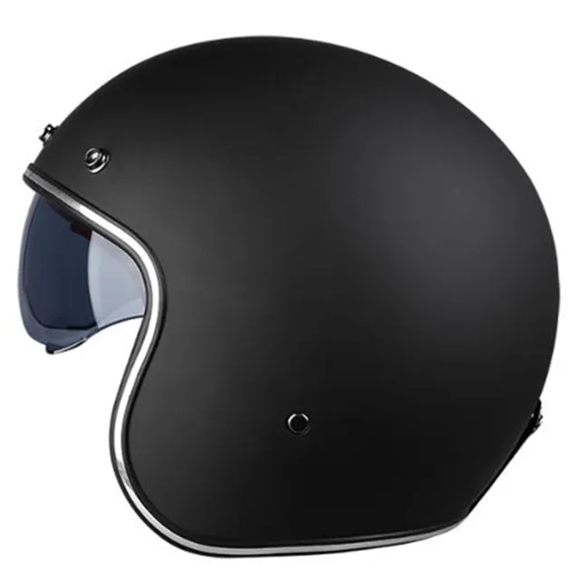 Inner Sun Visor Open Face Motorcycle Helmet Retro Vintage Casque Casco Moto  Vespa Motorbike Jet Pilot Racing Capacete De Moto|Helmets| - AliExpress
