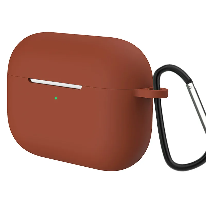 Для Airpods Pro 3 чехол силиконовый чехол беспроводной Bluetooth чехол для airpod 3 Чехол Для Air Pods Pro Аксессуары для наушников - Цвет: brown hook