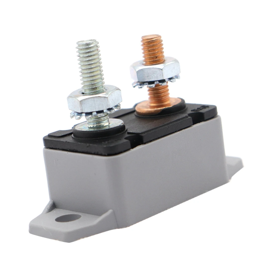 40Amp Auto Reset 12V 24V Circuit Breaker Car Automatic Fuse Metal Stud Bolt Type