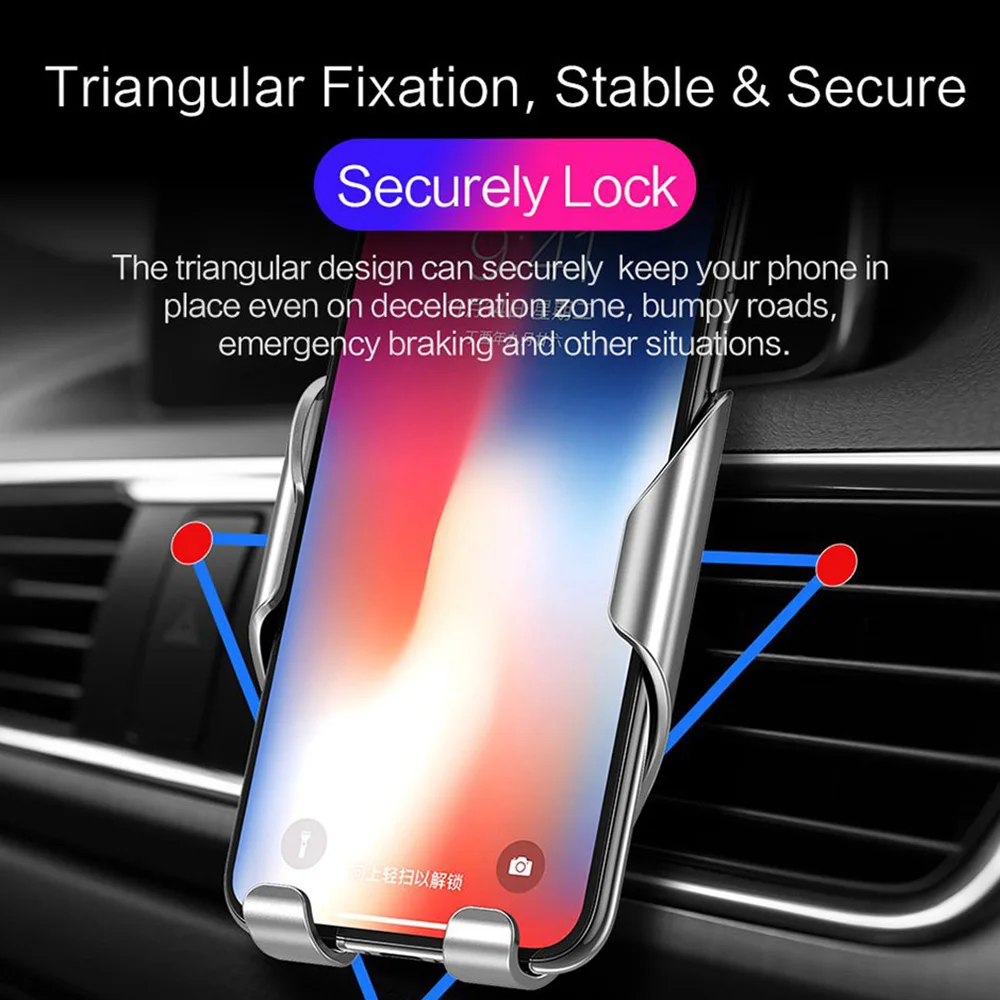 Car phone holder for iPhone X XS MAX 8 7 Plus windshield car phone holder car holder For Samsung S9 S8 Mobile Phone case