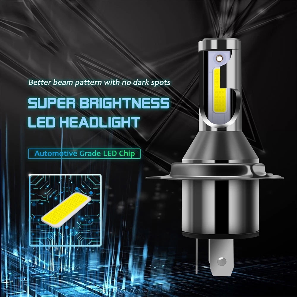PMFC 1 пара 110W H4-H/L светодиодный свет 26000LM/комплект Canbus Светодиодная Лампочка белый 6000k светодиодный Автомобильные светодиодные лампы фар 12V 24V фары автомобиля-Стайлинг